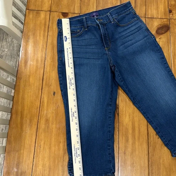 NEW YORK DJ ARIEL Crop Jeans Size 12 petite - Picture 5 of 12